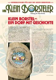 Klein Borstel– ein Dorf mit Geschichte - Heimatverein Klein Borstel