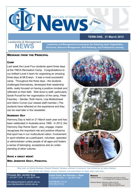 News Olgc Catholic School Deepdene