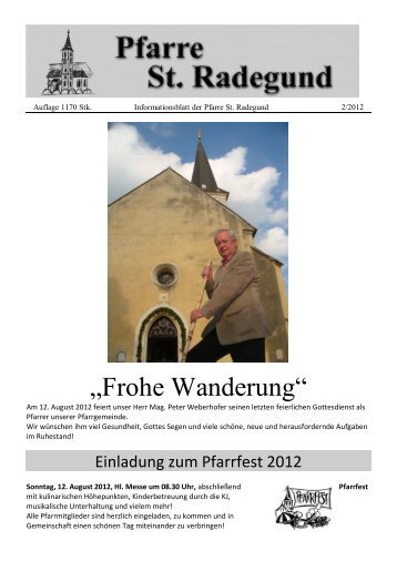 „Frohe Wanderung“ - Stadtkirche Graz