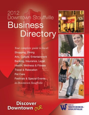 Your complete guide to local: in Downtown Stouffville - Town of ...