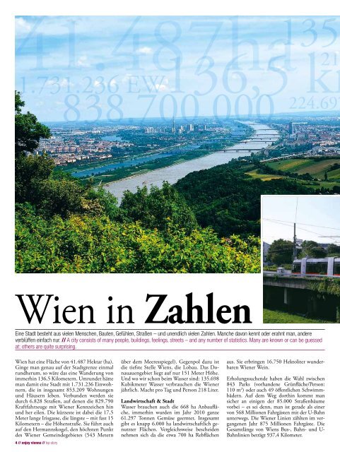 Vienna in facts & figures - wieninternational.at