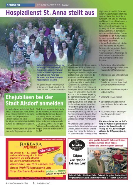 undsonst?! - Alsdorfer Stadtmagazin