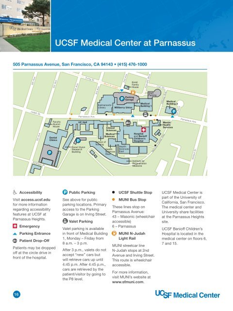 For Your Hospital Stay - UCSF Medical Center