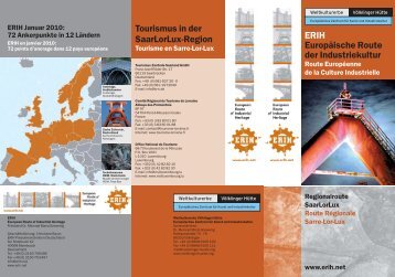 Broschüre Regionalroute SaarLorLux - ERIH