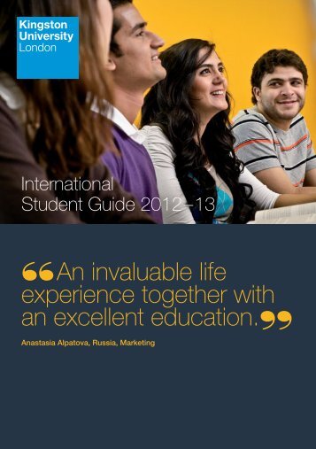 International Student Guide - Kingston University London