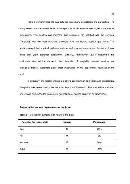 CUSTOMER SATISFACTION TOWARDS SERVICE QUALITY OF ...