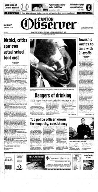 Dangers of drinking - Canton Public Library