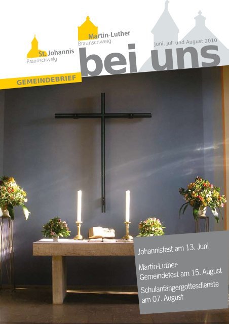 Johannisfest am 13. Juni Martin-Luther ... - in St. Johannis