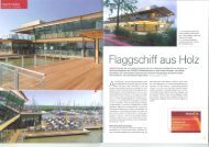 Flaggschiff aus Holz (Holzbau Austria 1/2012) - Woschitz Engineering