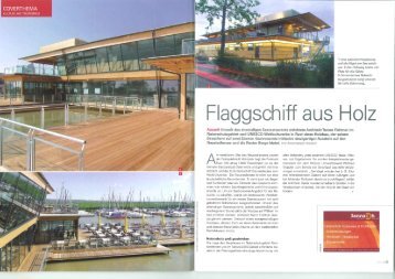 Flaggschiff aus Holz (Holzbau Austria 1/2012) - Woschitz Engineering