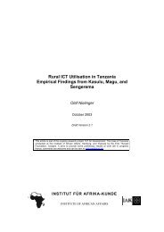 Rural ICT Utilisation in Tanzania Empirical Findings from Kasulu ...