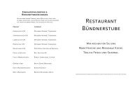 Restaurant Bündnerstube - Mövenpick Restaurants