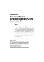 Transnationale Migration Ã¢ÂÂ InterpretationsansÃÂ¤tze und das Beispiel ...