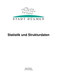 Strukturdatenbericht der Stadt Dülmen
