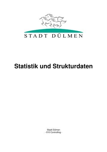 Strukturdatenbericht der Stadt Dülmen