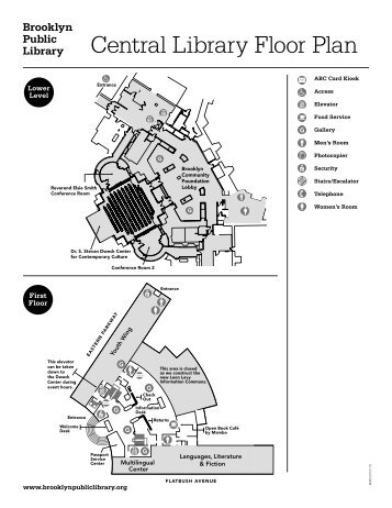 Central Library Floorplan (PDF) - Brooklyn Public Library