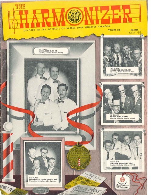 September 1953 - Barbershop Harmony Society