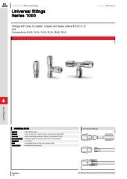 Camozzi Universal Fittings - Series 1000 - BSP-METRIC