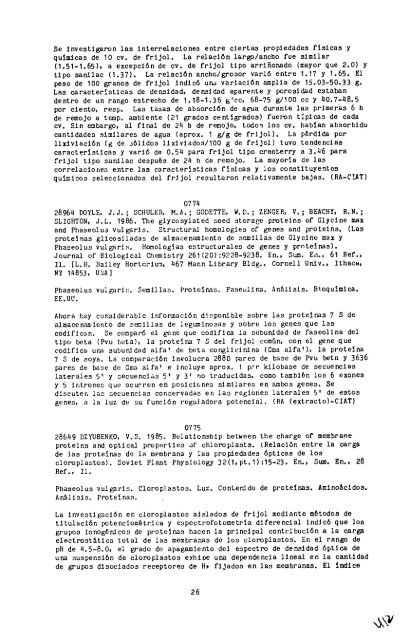 Resi menes Analiticos sobre Frijol - (PDF, 101 mb) - USAID