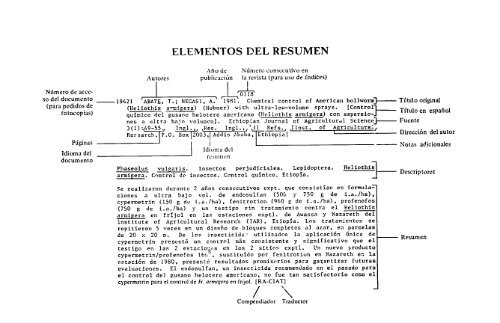 Resi menes Analiticos sobre Frijol - (PDF, 101 mb) - USAID