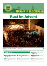 Ruster Nachrichten - Dezember 2009/3