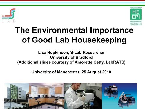 Good Lab Housekeeping - Event Link