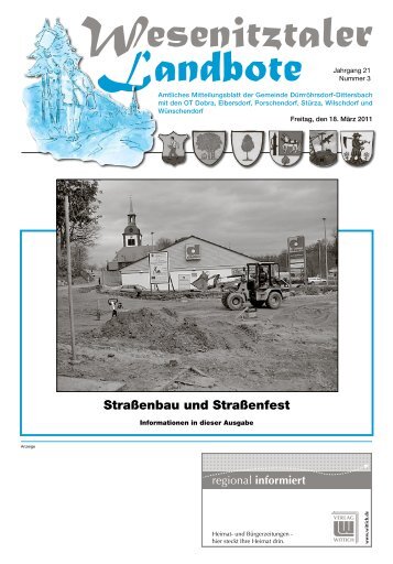 Ausgabe März 2011 (PDF) - Gemeinde Dürrröhrsdorf-Dittersbach