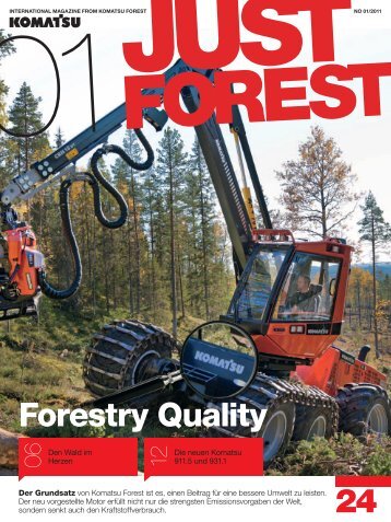 schnell und korrekt – darauf kommt es an - Komatsu Forest
