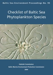 Checklist of Baltic Sea Phytoplankton Species - Helcom