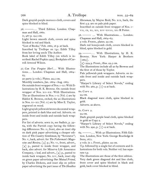 ANTHONY TROLLOPE 1815–1882 - Princeton University