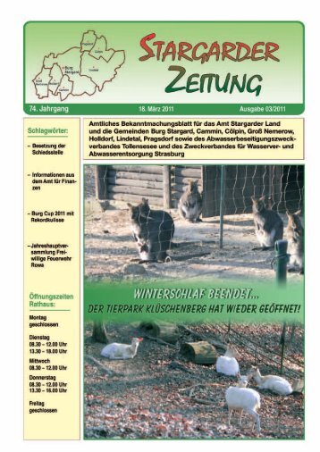 Die nächste Ausgabe STARGARDER ZEITUNG - Schibri-Verlag