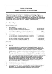 Wirtschaftssatzung - IHK zu Düsseldorf