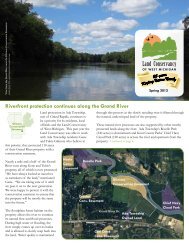 Spring 2012 Newsletter - Land Conservancy of West Michigan