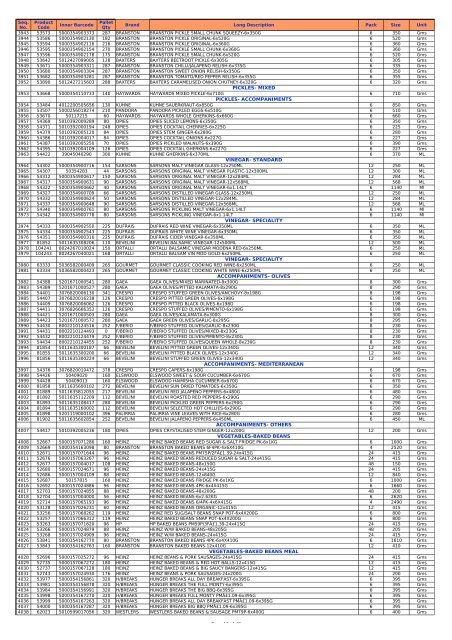 Ambient Product List (pdf file - Pall Mall Products Ltd