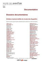 Documentation Dossiers documentaires Artistes et personnalités du ...