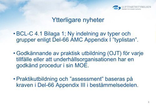 fortsatt luftvärdighet - Transportstyrelsen