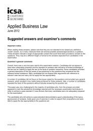 Suggested Answers - ICSA