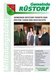 Gemeindezeitung 04/2011 - Gemeinde Rüstorf