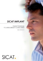 sicat implant database