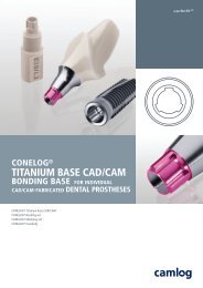 CONELOG Titanium Base CAD/CAM - Camlog