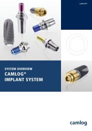 CAMLOG® IMPLANT SYSTEM