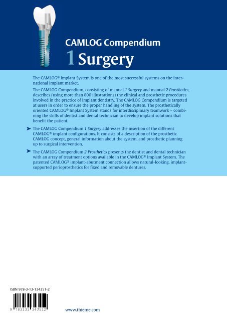 1 Surgery CAMLOG Compendium