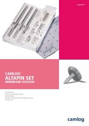 camlog® altapin set membrane fixation