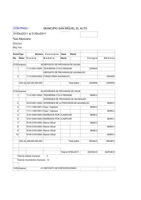 DICIEMBRE 2011.pdf - Gobierno Municipal de San Miguel el Alto