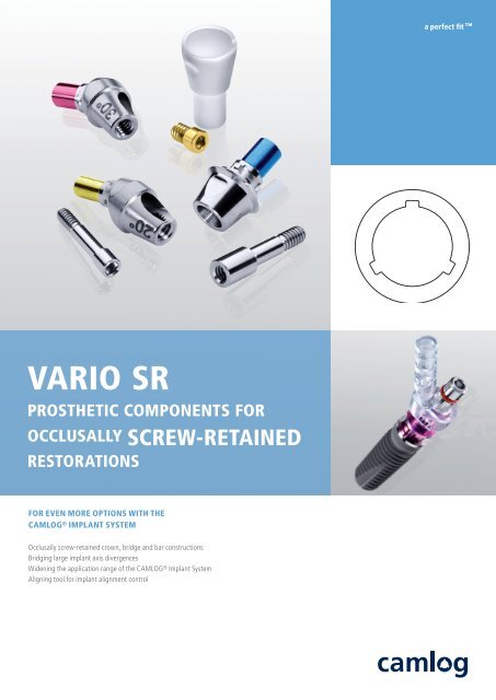 CAMLOG Vario SR Prosthetic Components