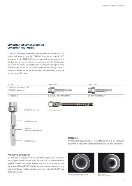 CONELOG® SURGICAL PROCEDURES - Camlog