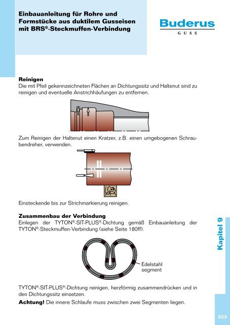 Katalog Abwasser - Kapitel 9 - Duktus