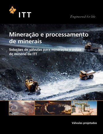 Mineração e processamento de minerais - ITT Engineered Valves