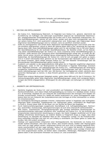 Duktus S.A., Niederlassung Österreich (pdf - 123 kB)