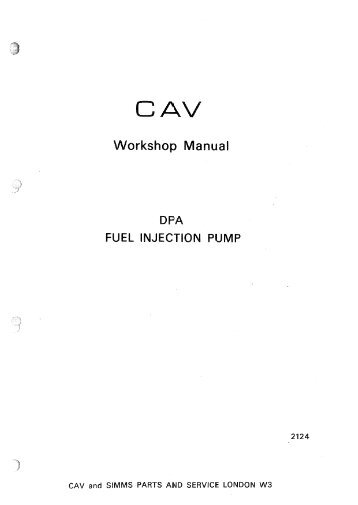 CAV Workshop Manual fuel-injection-pump.pdf - Solide Bolide
